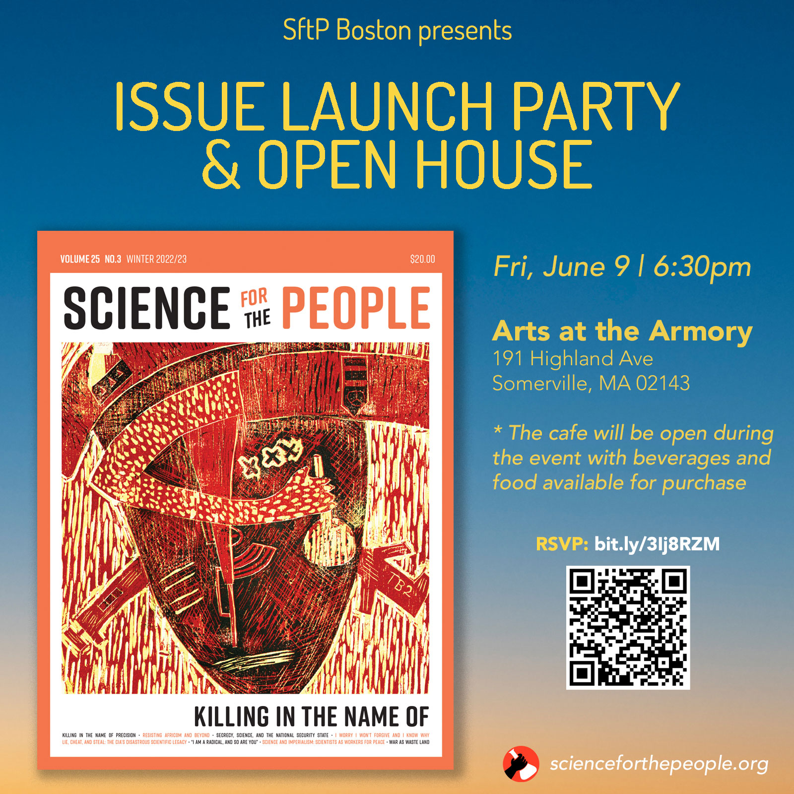Science for the People Issue Launch Party