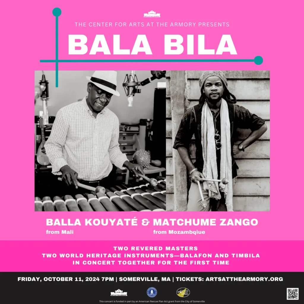 Bala Bila - Balla Kouyate and Matchume Zango at the Somerville Armory