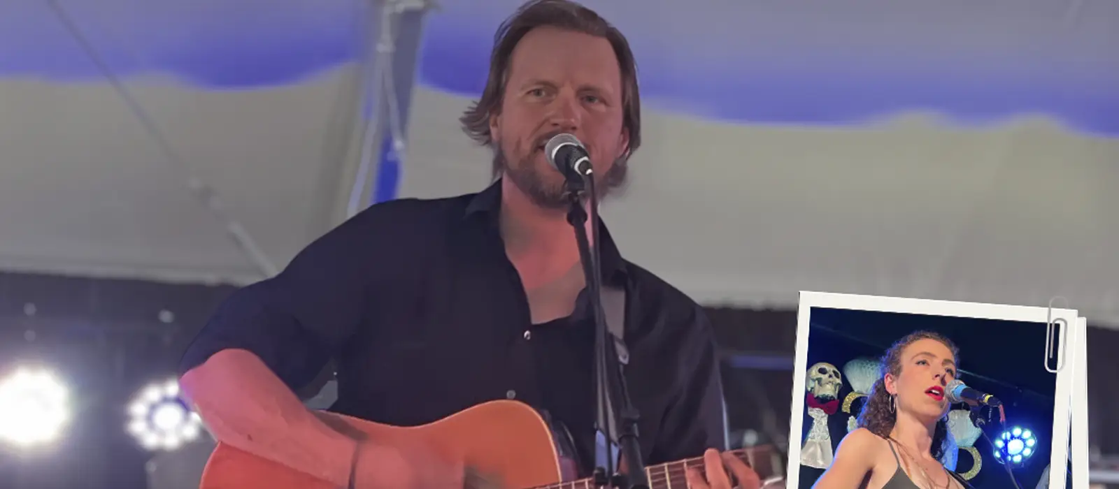 Performance by Ian Campbell with Molly Pinto Madigan at the Center for the Arts at the Armory in Somerville