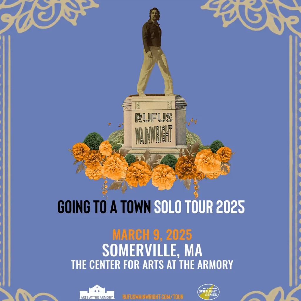 Arts at the Armory Spotlight Series Presents Rufus Wainwright: Going to a Town Solo Tour 2025
