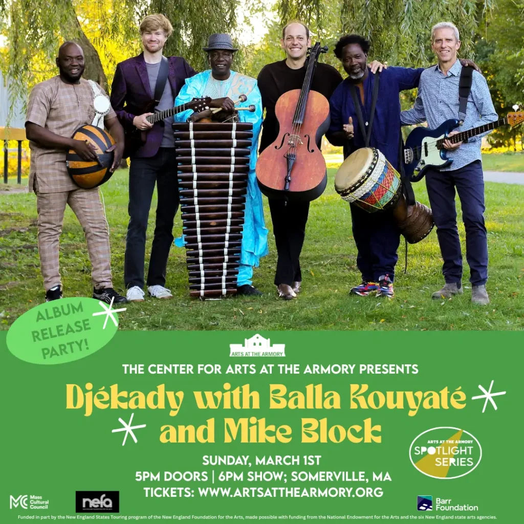 Arts at the Armory Presents Djékady with Balla Kouyaté and Mike Block