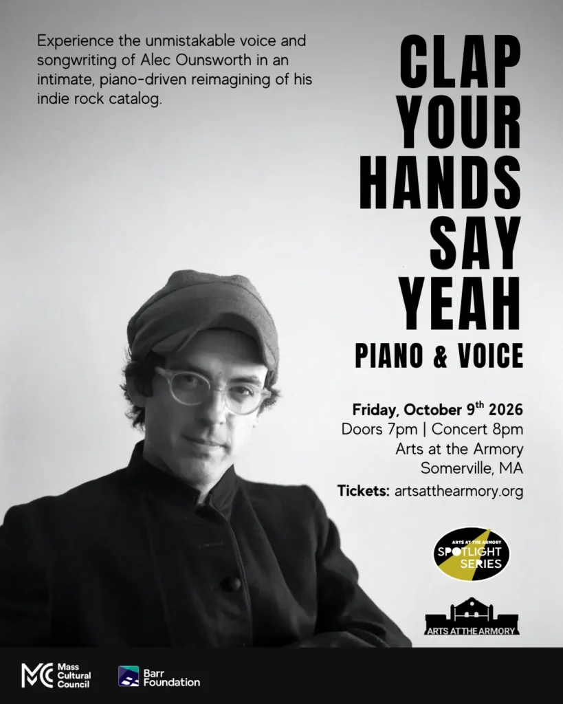 Arts at the Armory Spotlight Series Presents Clap Your Hands Say Yeah - Piano & Voice