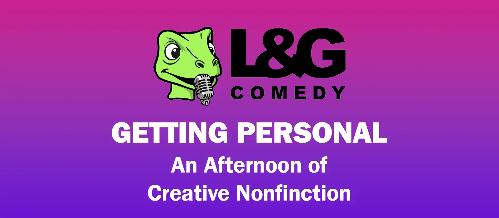 Getting Personal: A Night of Creative Nonfiction